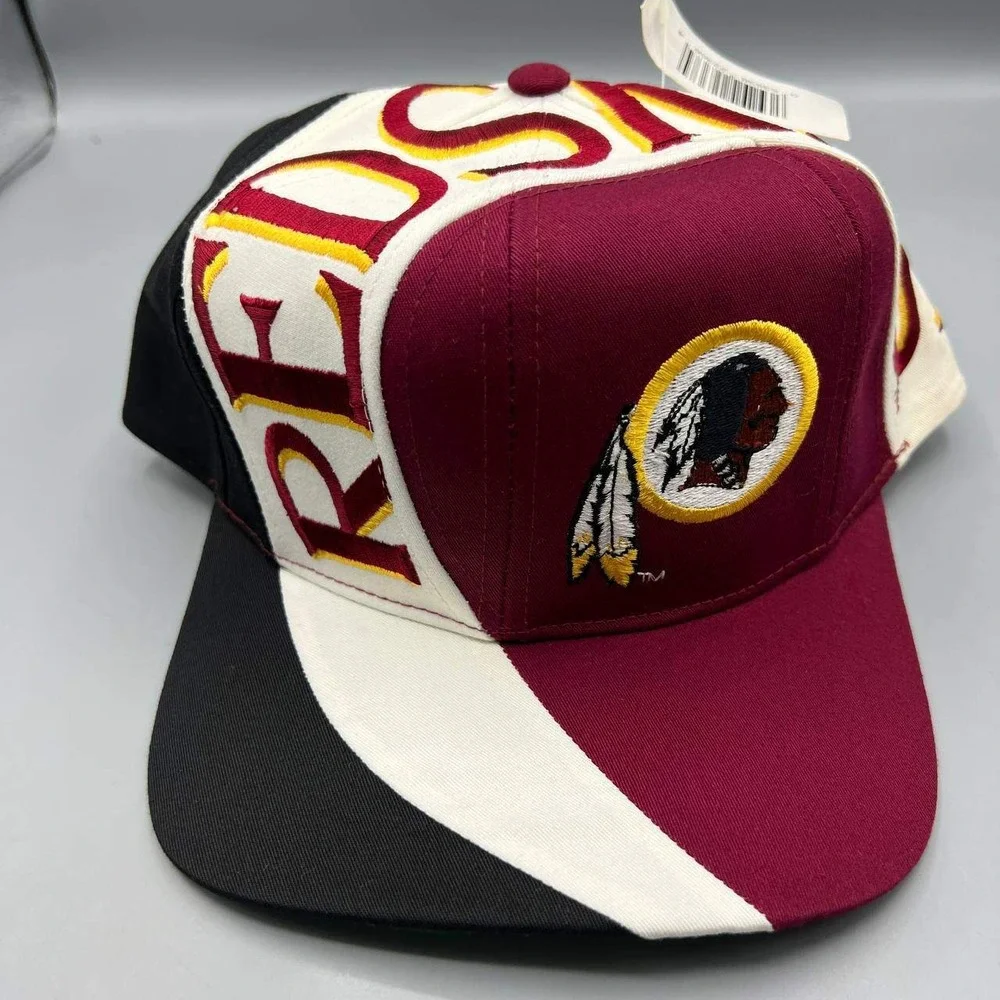Vintage Washington Redskins Commanders Hat Men Twins Enterprise SnapBack Cap New
